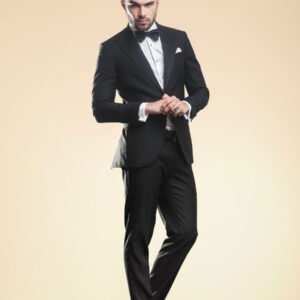 Black Solid Suit